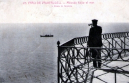 Hombres de mar. Faro de Palafrugell, 1922.
